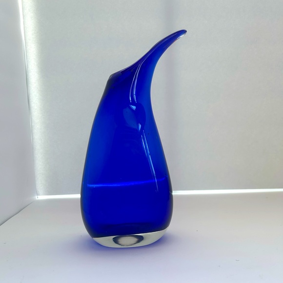 Art Art Glass Teardrop Vase Hand Blown Poshmark